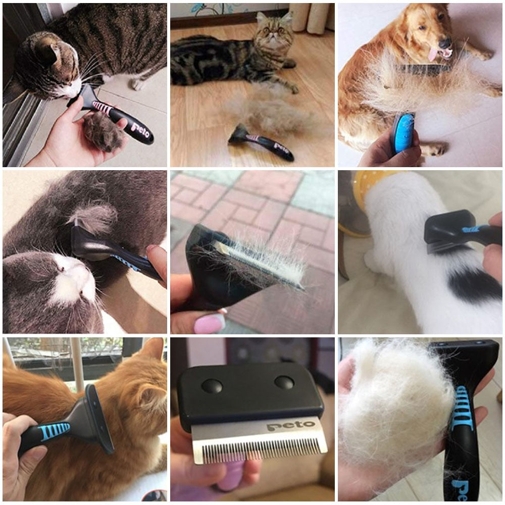 Pet comb for cat Hair Deshedding Comb Pet Dog Cat Brush Grooming Tool Hair Removal Comb For Cats Dogs