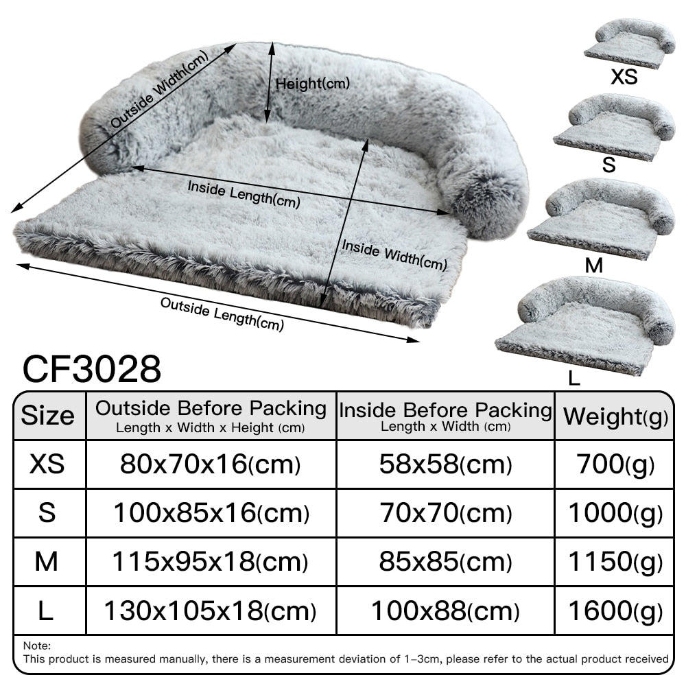 Winter Large Dog Sofa Bed for Pet