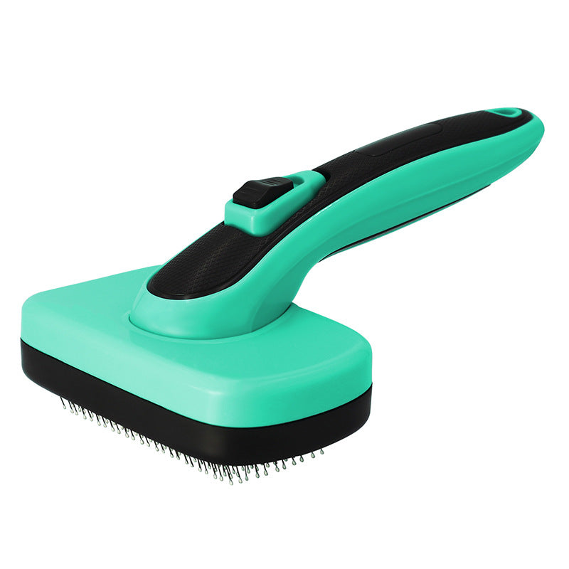 Pet Brush Dog Comb Massage Brush Automatic Hair Brush Cat And Dog Knotting Comb Automatic Hair Removal Brush Cleaning Supplies