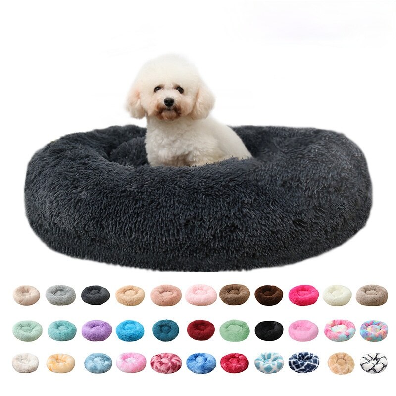 Pet Nest Warm Soft Plush Sleeping Bed Pad Kennel Breathable Dog Cat House Pet Bed Dog house Animals Supplies