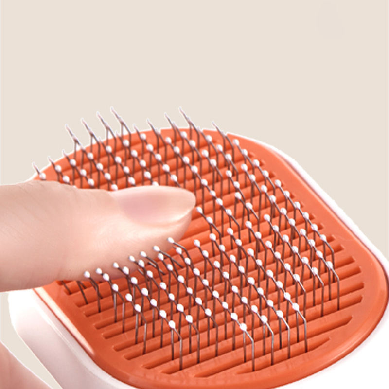 Pet comb pet hair removal brush cat and dog comb automatic hair removal and beauty brush